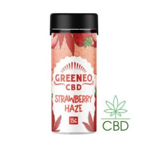 Strawberry Haze CBD Fleurs 15g Greeneo